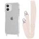 Чохол WAVE Clear Case with Strap iPhone 11 transparent