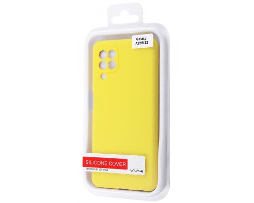Чохол WAVE Full Silicone Cover Samsung Galaxy A22/M22/M32 (A225F/M225F/M325F) yellow