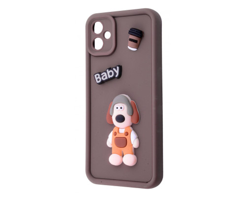 Чохол Pretty Things Case Samsung Galaxy A06 brown/baby