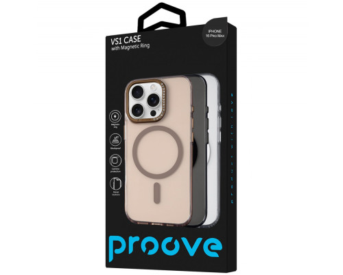 Чохол Proove VS1 Case with Magnetic Ring iPhone 16 Pro Max white 2003000224139 6901127937252