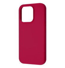 Чохол WAVE Full Silicone Cover iPhone 15 rose red