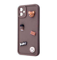 Чохол Pretty Things Case Samsung Galaxy A05 brown/bear