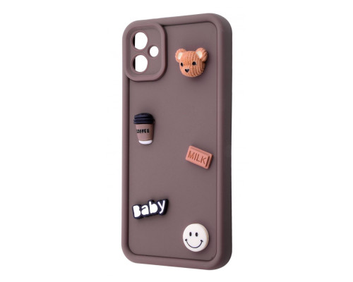 Чохол Pretty Things Case Samsung Galaxy A05 brown/bear