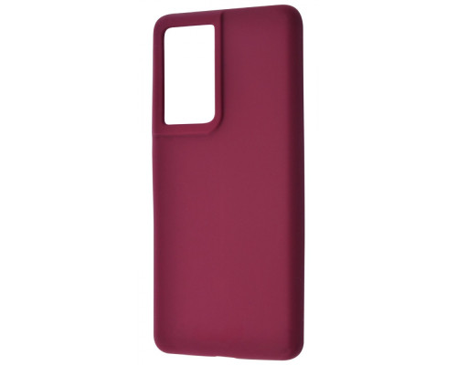 Чохол WAVE Full Silicone Cover Samsung Galaxy S21 Ultra (G998B) plum