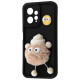 Чохол Pretty Things Case Xiaomi Redmi Note 12 4G black/fluffy white