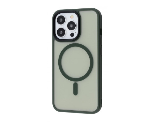 Чохол WAVE Matte Insane Case with Magnetic Ring iPhone 13 Pro green