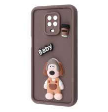 Чохол Pretty Things Case Xiaomi Redmi Note 9S/Note 9 Pro brown/baby