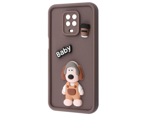 Чохол Pretty Things Case Xiaomi Redmi Note 9S/Note 9 Pro brown/baby