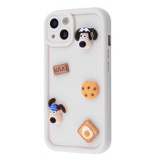 Чохол Pretty Things Case iPhone 14 white/coockie