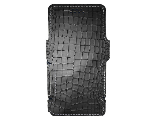 Чохол-книжка Cosmic Universal (18:9) 5,8" Крокоділ чорний