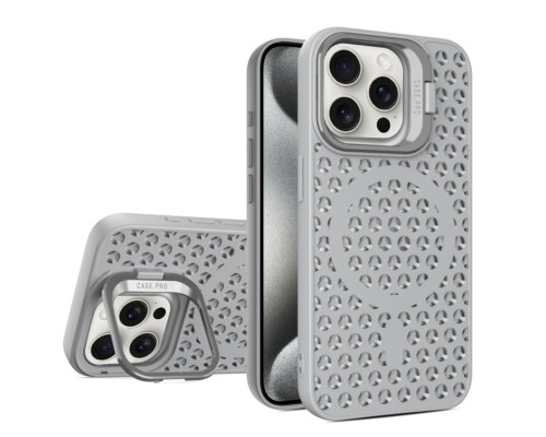 Чохол для смартфона Cosmic Grater Stand for Apple iPhone 15 Pro Grey