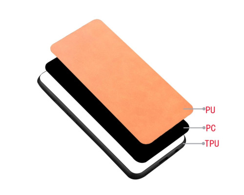 Чохол для смартфона Cosmiс Leather Case for Poco X5 Pro 5G Orange