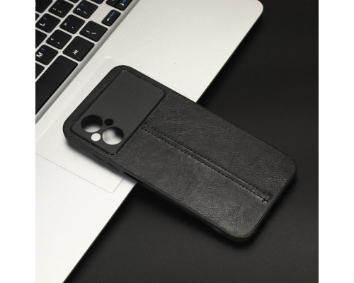 Чохол для смартфона Cosmiс Leather Case for Poco M5/M5 5G Black