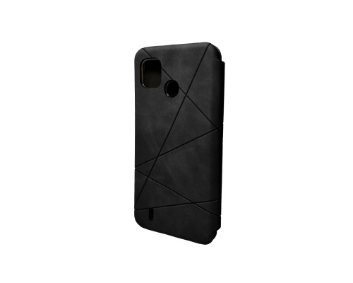 Чохол-книжка для смартфона Dekker Geometry for TECNO Pop 7 (BF6) Black