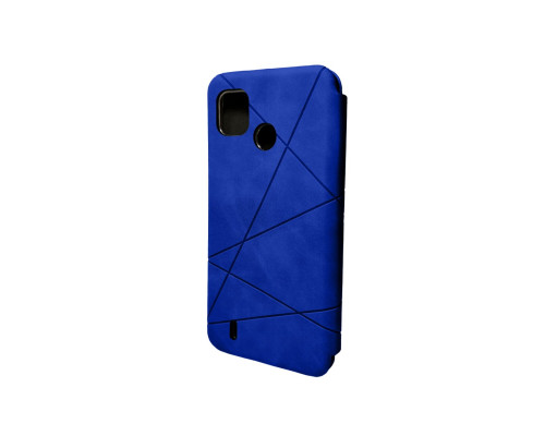 Чохол-книжка для смартфона Dekker Geometry for TECNO Pop 7 (BF6) Blue