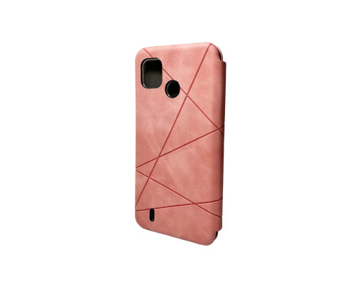 Чохол-книжка для смартфона Dekker Geometry for TECNO Spark Go 2023 (BF7n) Pink