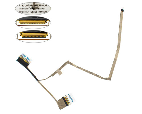 Шлейф матриці для ноутбука Dell (Latitude: E3420, 3420) 30pin LED (450.0NF01.0011) NBB-134619