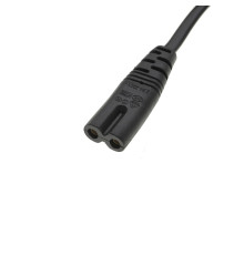 Мережевий кабель для адаптера живлення ноутбука, C7, 2pin, 1.8m NBB-89524