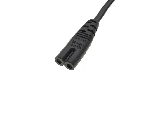Мережевий кабель для адаптера живлення ноутбука, C7, 2pin, 1.8m