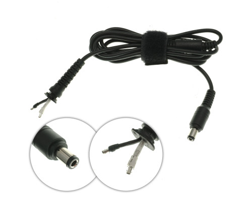 Оригінальний DC кабель живлення для БЖ TOSHIBA 120W 6.3x3.0мм, 2 дроти, прямий штекер (від БЖ до ноутбуку)