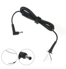 Оригінальний DC кабель живлення для БЖ LENOVO 90W 5.5x2.5мм, 2 дроти (2x1мм), L-подібний штекер (від БЖ до ноутбуку) NBB-48712