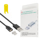 Кабель Clip-On Метал для Type-C , чорний (магнітний) NBB-77136