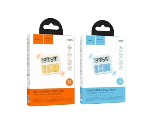 Електричний таймер HOCO HX43 Electronic timer Blue mag-6942007667371151855