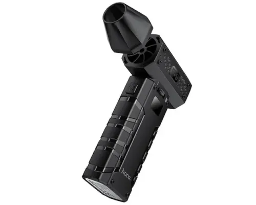 Портативний вентилятор HOCO HX67 Force fan black mag-6942007653145153864