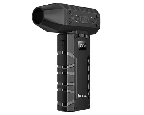 Портативний вентилятор HOCO HX67 Force fan black mag-6942007653145153864