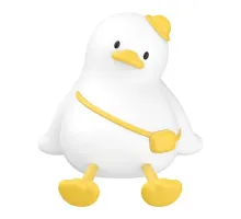 Нічник HOCO HX16 Silicone lamp Качка Біла mag-6942007672757152831