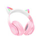 Навушники накладні HOCO W42 Cat Ears over-ear BT headphones BT5.3 Cherry Blossom mag-6931474795847132470