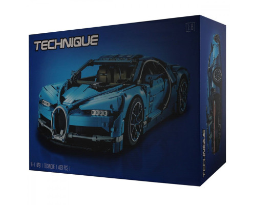 Машинка-конструктор Bugatti Chiron blue 2003000310504