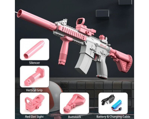 Водяний автомат Water Gun M416 pink