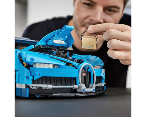 Машинка-конструктор Bugatti Chiron blue 2003000310504