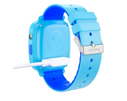 Смарт-годинник дитячий HOCO Y100 children watch with call function Blue mag-6942007625630138651