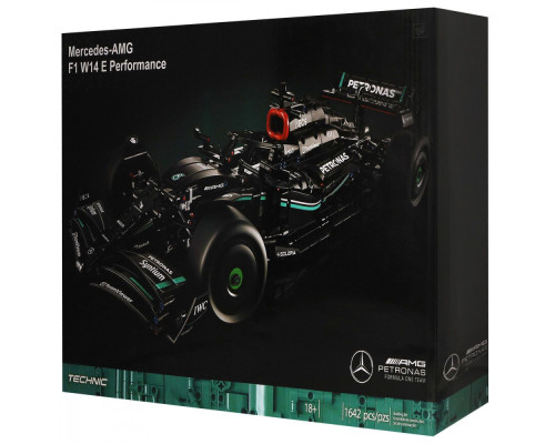 Машинка-конструктор Mercedes-AMG Petronas F1 W14 E Performance (2023) black 2003000313284