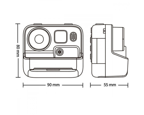 Дитяча фотокамера моментального друку SnapShot pink 2001001957650