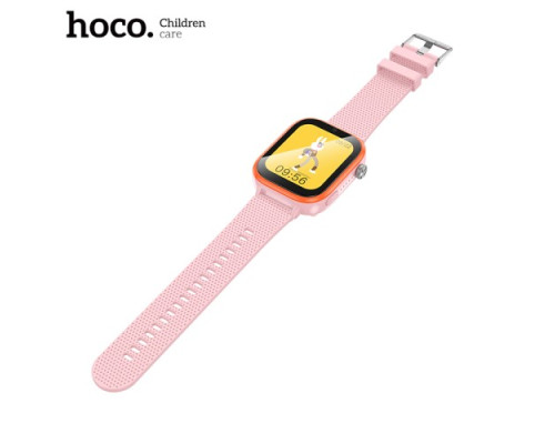 Смарт-годинник дитячий HOCO Y101 4G children smart watch Pink mag-6942007626422142604