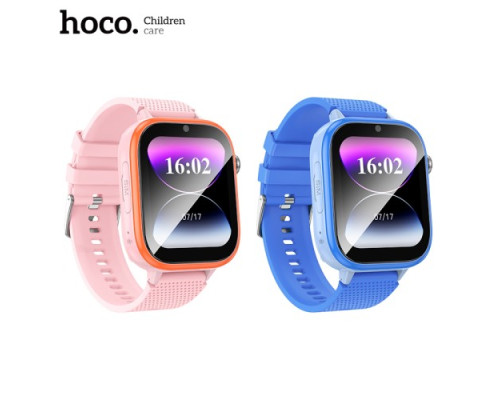 Смарт-годинник дитячий HOCO Y101 4G children smart watch Pink mag-6942007626422142604