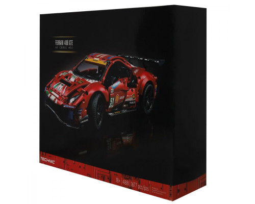 Машинка-конструктор Ferrari 488 GTE red 2003000310443