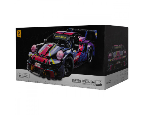 Машинка-конструктор Porsche 911 GT3 Cyberpunk purple 2003000310337