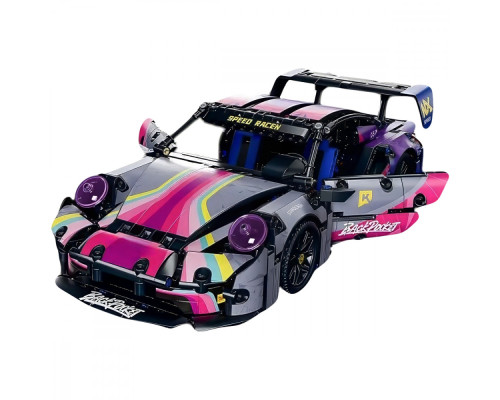 Машинка-конструктор Porsche 911 GT3 Cyberpunk purple 2003000310337