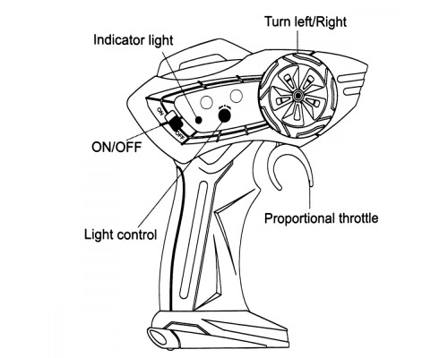 Машинка для дрифту на радіокеруванні Porsche 993 Carrera silver 2003000228205