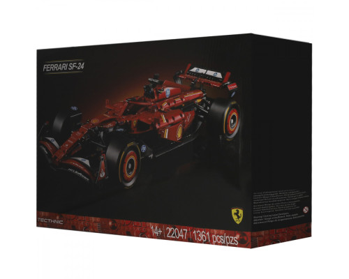 Машинка-конструктор Ferrari F1-75 (Formula 1) red 2003000310344