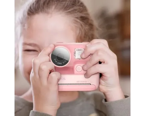 Фотоапарат дитячий з друком HOCO DV200 Dual lens children printing camera Pink mag-6942007628419144032