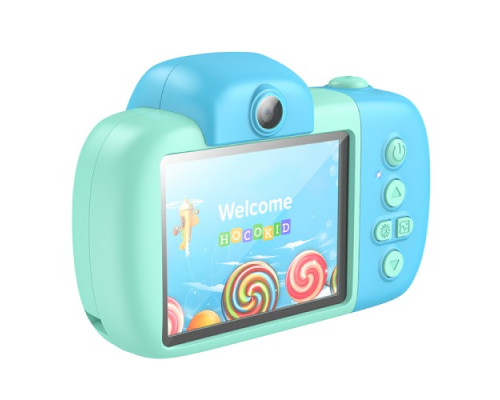 Фотоапарат дитячий HOCO DV201 Dual lens children camera Blue mag-6942007628426137356