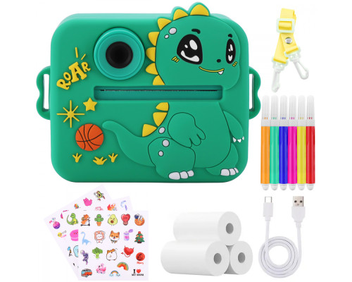 Дитяча фотокамера моментального друку DinoSnap green 2003000228298