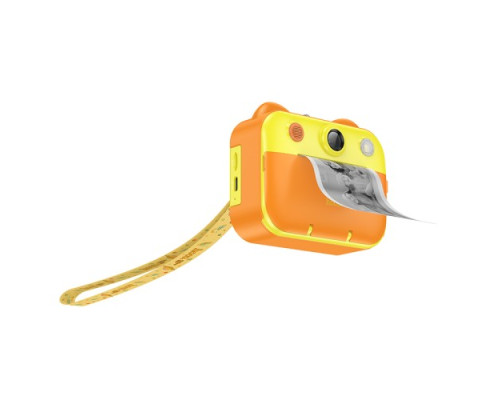 Фотоапарат дитячий з друком HOCO DV204 Dual-camera children printing camera Yellow mag-6942007638647138137