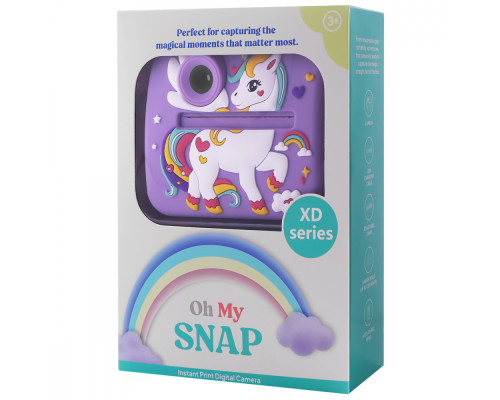 Дитяча фотокамера моментального друку Rainbow pink 2003000228281