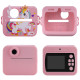 Дитяча фотокамера моментального друку Rainbow pink 2003000228281